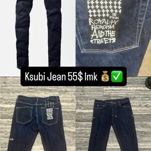 Ksubi Men's Deep Indigo Skinny Jeans